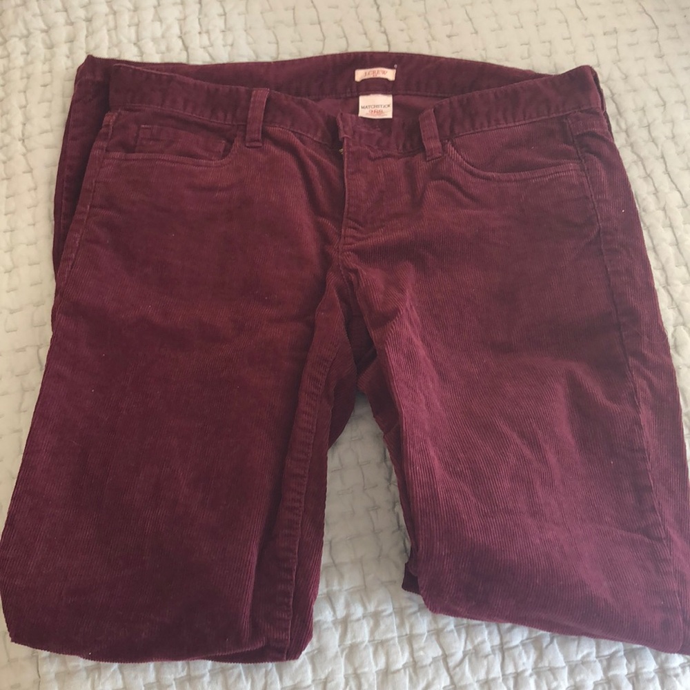 J.Crew Matchstick Corduroys